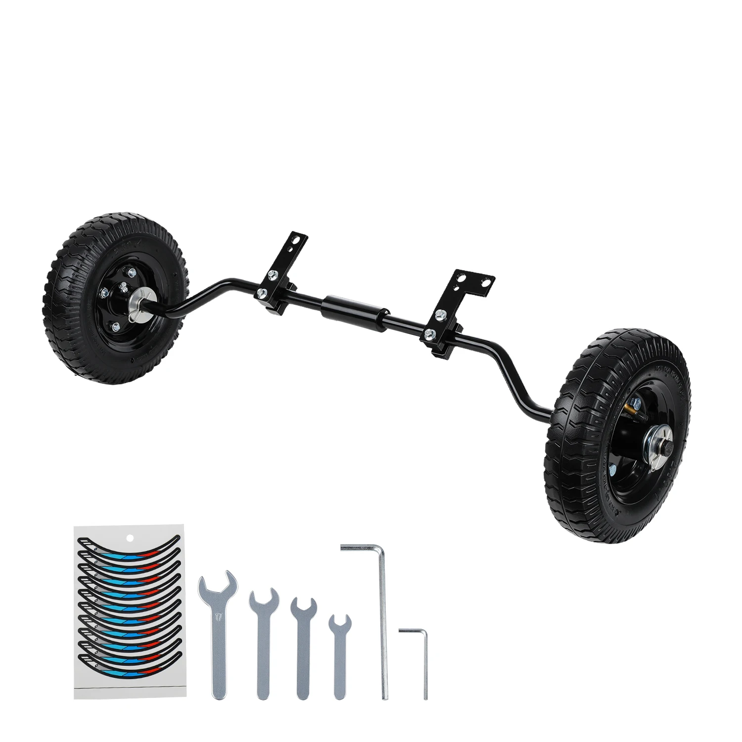 Dirt Bike Training Wheels For 49cc 50cc Universal For Razor MX125 MX350 MX400 For Yamaha PW50 TTR50 CRF50 XR50 Z50 Z50R Dirt Mini Bike Height Adjustable Sturdy Durable Heavy-Duty Build Iron view 8