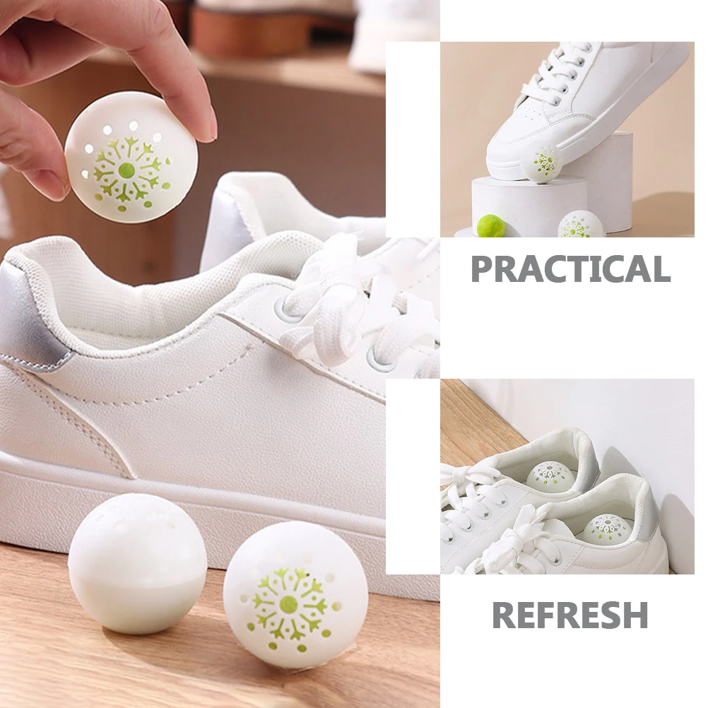 

12pcs Balls Shoe Odor Air Freshener for Sneakers Shoes Cabinet Supplies Gym Bags Lockers closets Trash Cans