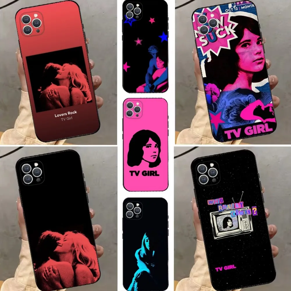 

TV Girl Album Phone Case For iPhone 16,15,14,13,12,11,Plus,Pro Max,XS,X,XR,SE,Mini,8,7 Soft Silicone Black Cover