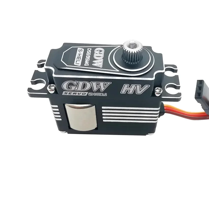 GDW RC Servo DS595MG Narrow Frequency Lock Tail Medium Metal Coreless Steering Gear For Yato 470l TG520 XL520 Helicopter Parts