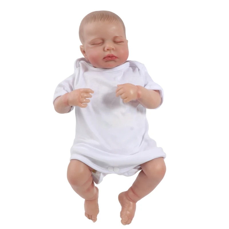 Reborns Baby Boy for Child 17.7'' Life Like Reborns with Cloth Body Simulation Real Life Parent Nurturing