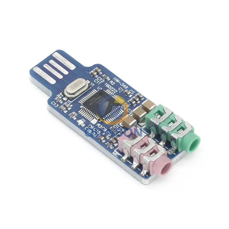 CM108 USB-накопитель Бесплатная звуковая карта Портативный компьютер Модуль внешней звуковой карты - L059 Новый горячий CM108 USB-накопитель Бесплатная звуковая карта Портативный компьютер Модуль внешней звуковой карты - L059 Новый горячий