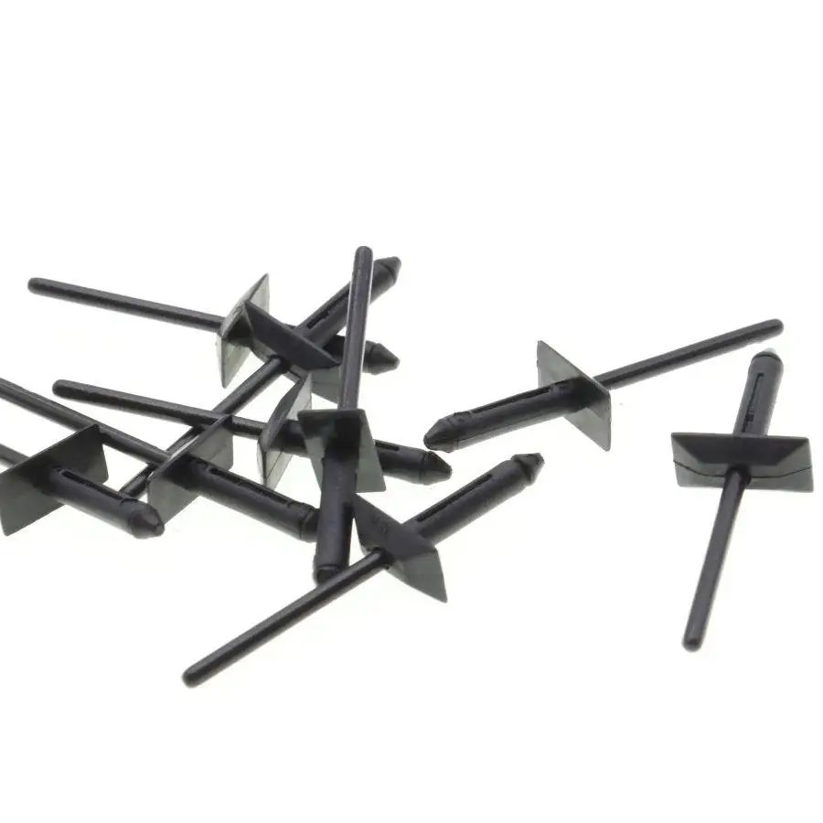 

20 Pcs Blind Rivet Retainers Clips Fit 5/32" & 4mm Hole For Saturn SC 1991-1992 & SC1 SC2 SL1 SL2 1993-1996 Nylon Black