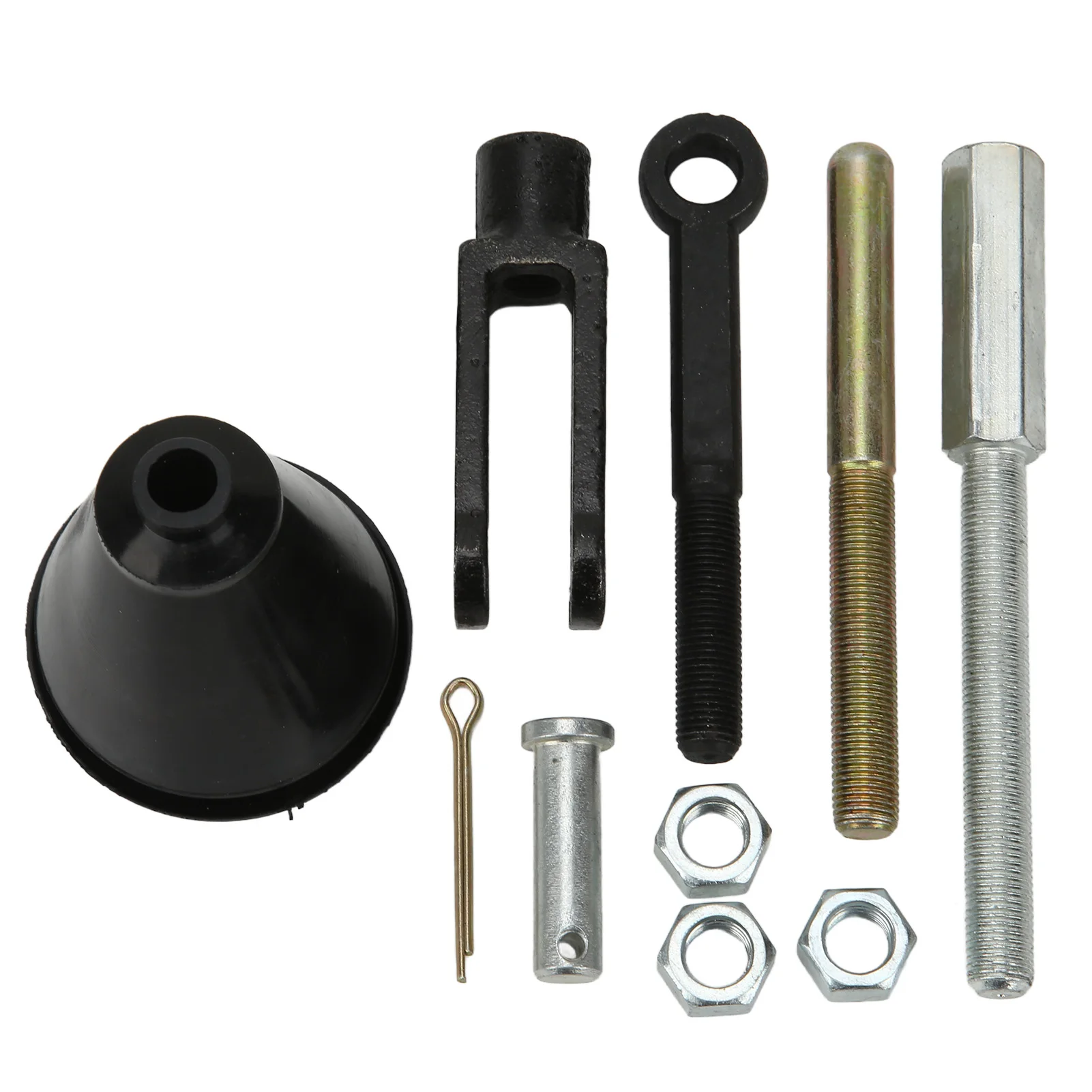 Manual Adjustable Master Cylinder Rod Kit Eyelet and Clevis Set Replacement for GM 1950‑1970