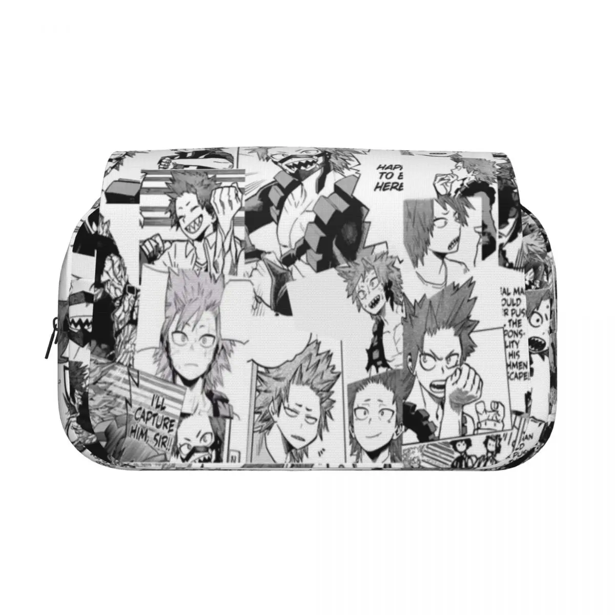 My H-Hero A-Academia Anime Double Clamshell Pen Case Pencilcases Pen Box for Student Bags School Supplies Stationery