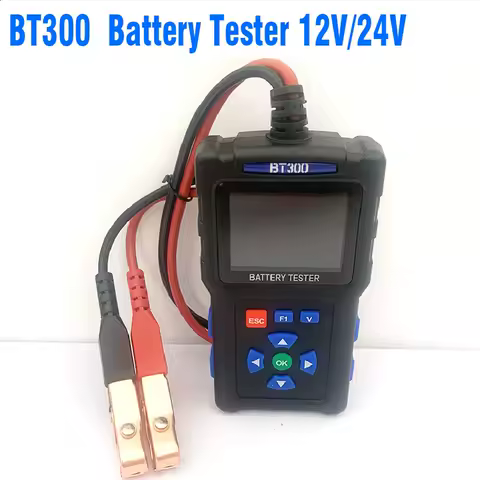 BT300 Car Battery Tester Car Battery Tool System Detect Auto Battery Analyzer 12V 24V Car Battery Fault Diagnosis