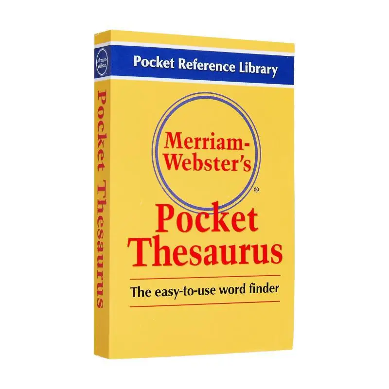 

MerriamWebsters Pocket Thesaurus MerriamWebster MerriamWebster 9780877795247 Book