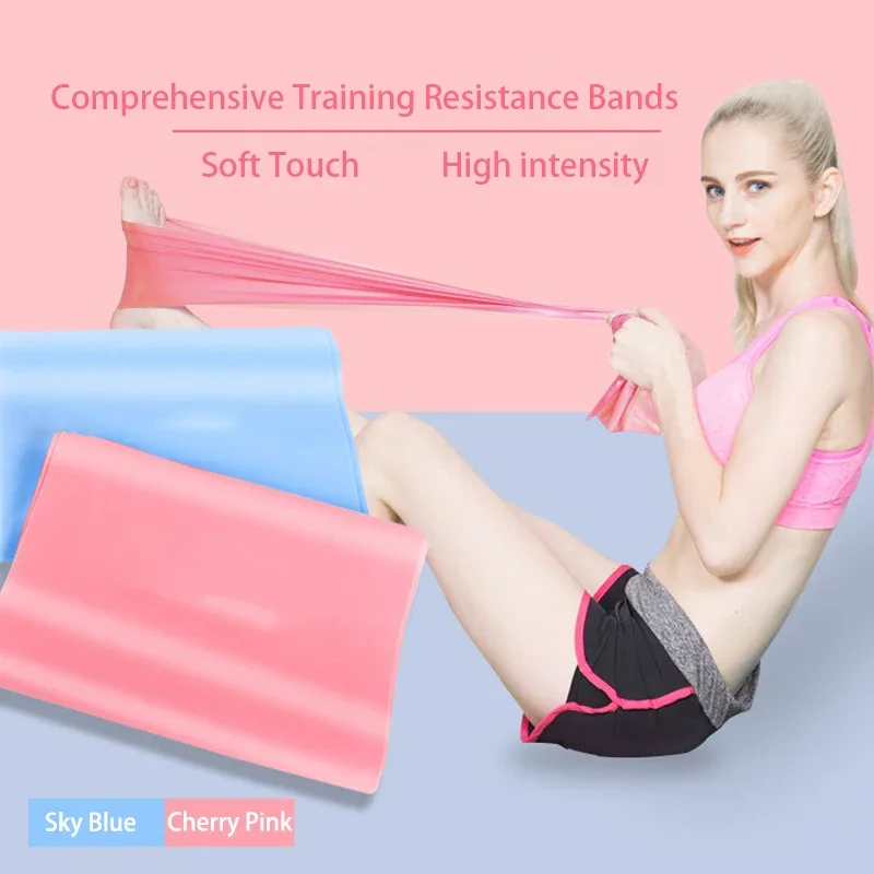 Resistance Bands Straps Exercise Bands for Physical Therapy Strength Training Yoga Pilates Stretching Non-Latex Elastic Band