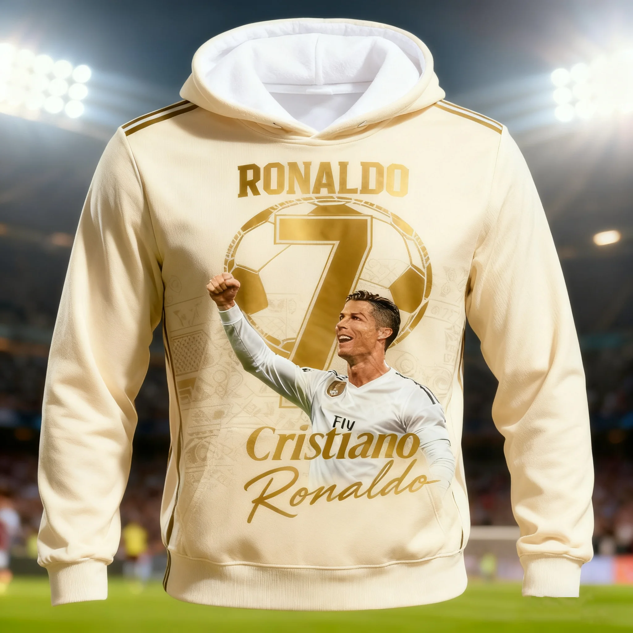 

Высококачественная толстовка с капюшоном Роналду, любимая футбольная звезда, удобная модная уличная одежда, повседневный спортивный топ на открытом воздухе