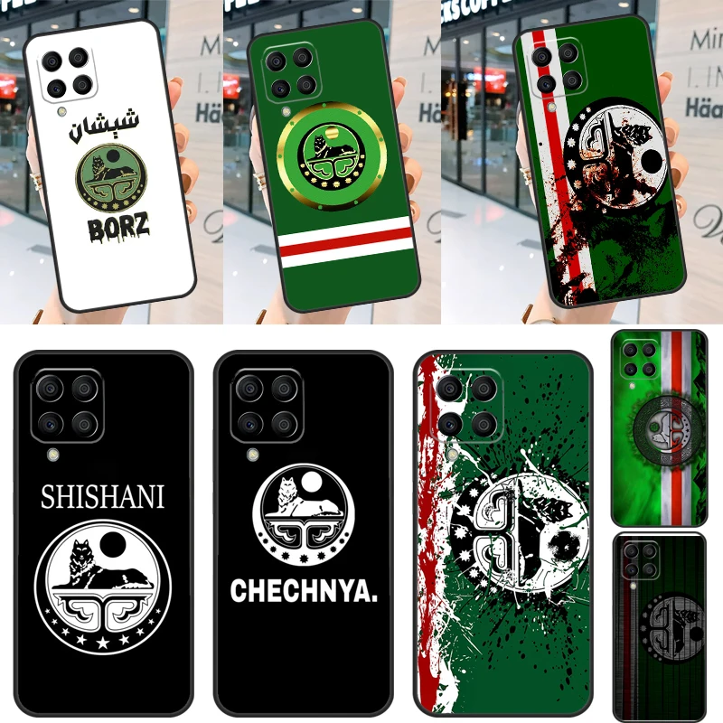 Chechnya Chechen Flag For Samsung Galaxy M31s M21 M31 M51 M13 M23 M33 M53 M14 M54 M12 M32 M52 M30s Phone Case