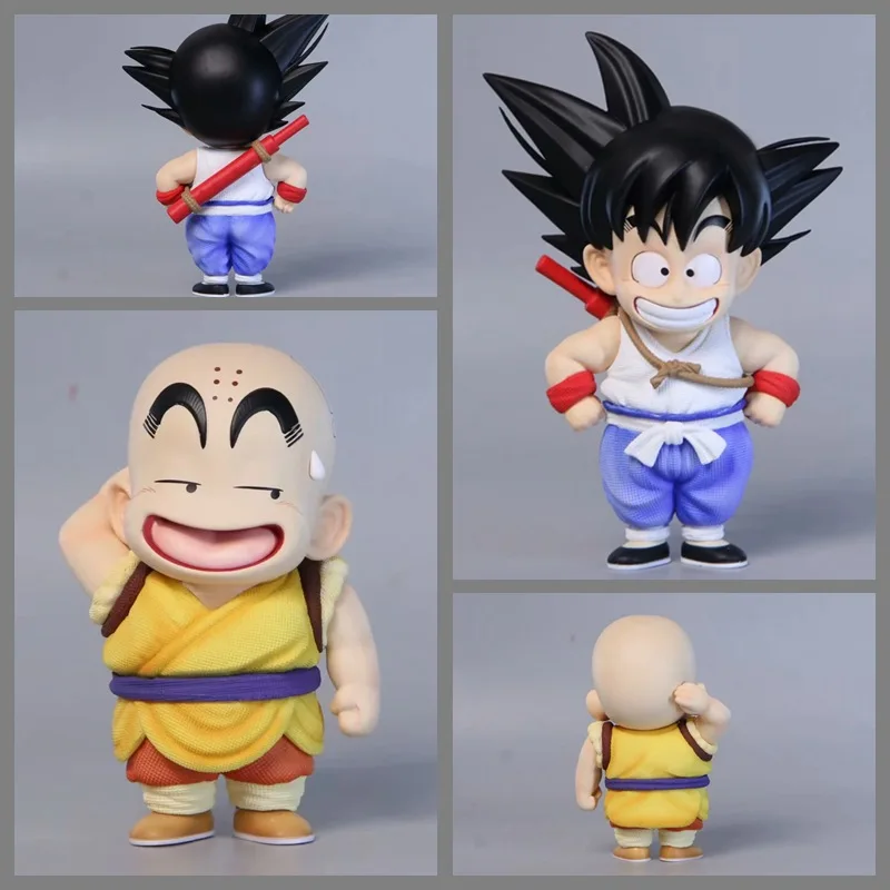 Dragon Ball Super Saiyan unendliche Kindheit Goku Krillin Action figur Schreibtisch Sammler Anime Modell Spielzeug Figuren Geschenk 15cm