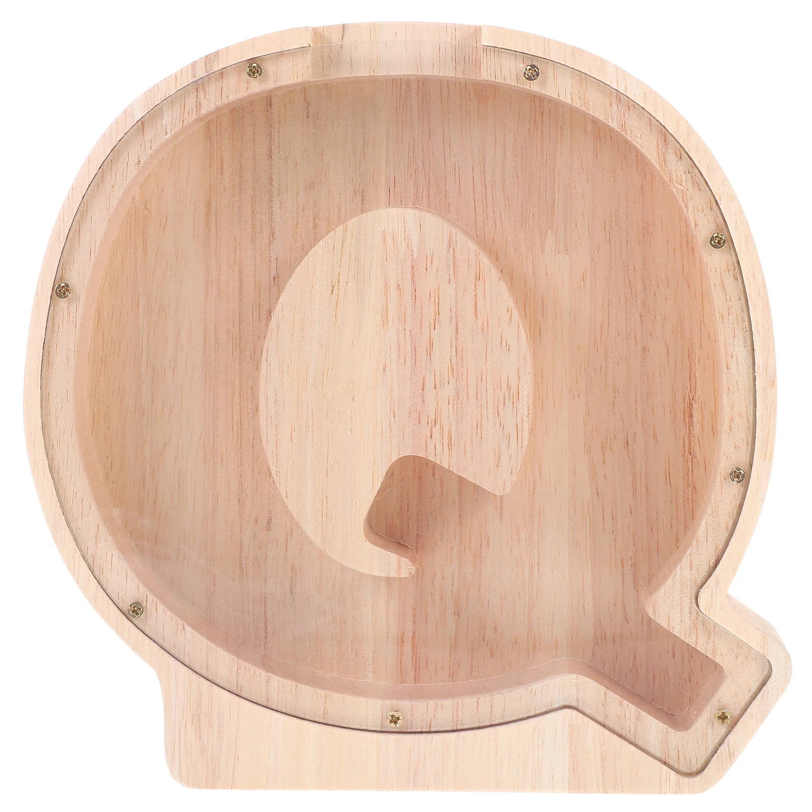 

Wooden Piggy Kids Money Saving Pot Alphabet Letter Coin Bank Toddlers Cash Storage Jar Wooden Box Wood Money Saving Pot Desk