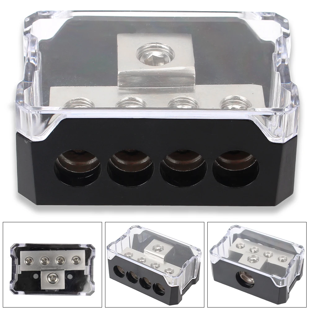 Multifunktion ale 4ga Out-Verteiler blöcke 4-Wege-Ground-Box-Auto-Anschlussdose für Car-Audio-Stereo verstärker