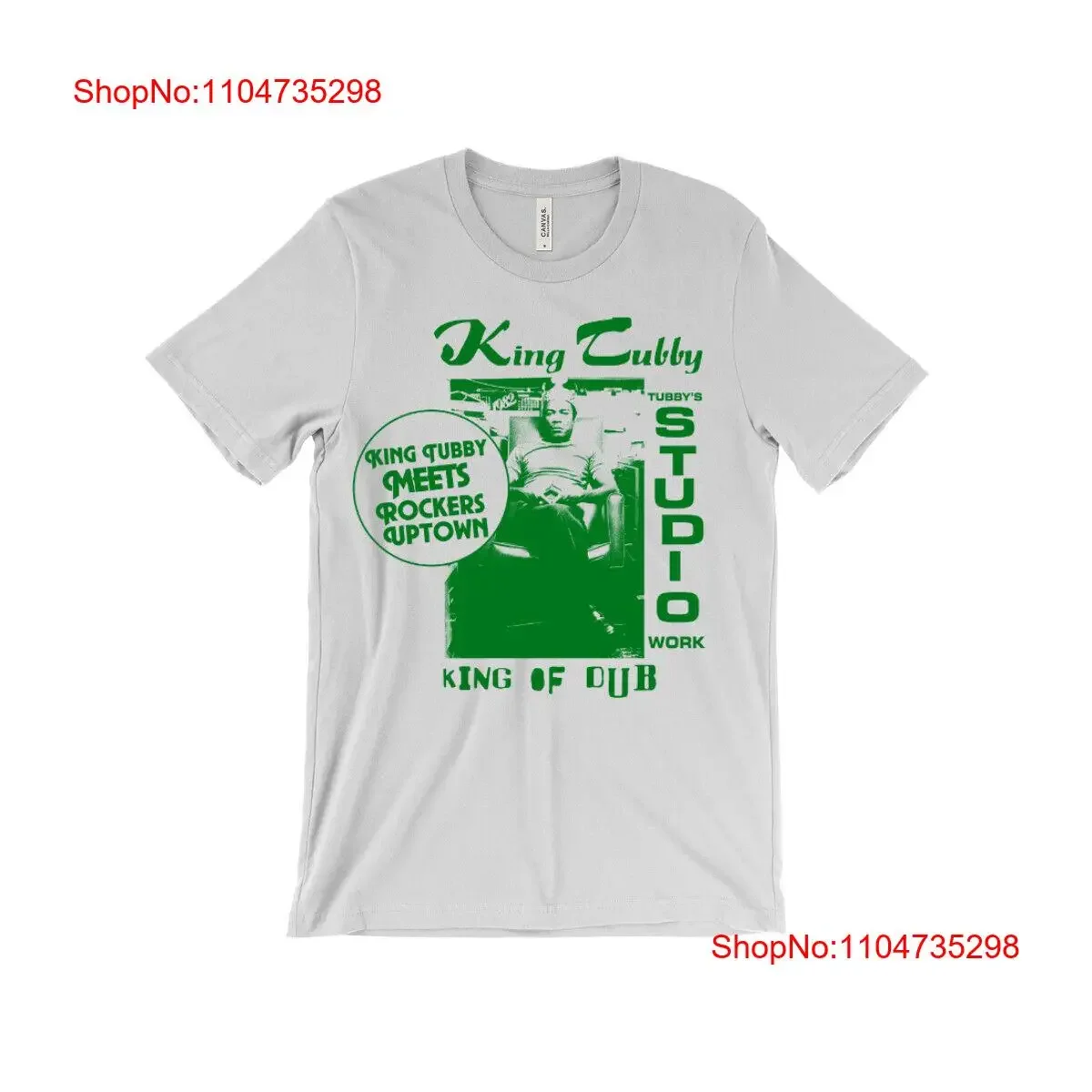 Camiseta King Tubby Meet Rockers Uptown Of Dub Lee Scratch Perry Reggae vintage Lavado Suave Cómodo Elegante Versátil