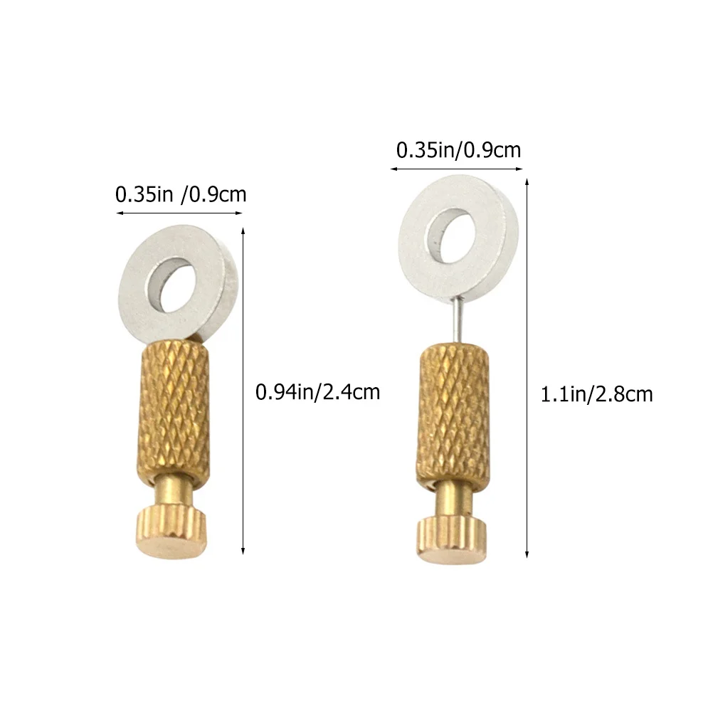 4Pcs Crafting Tools Positioning Needle Brass Stainless Steel Durable DIY Sewing Accessories Wallet Bag Bookbinding