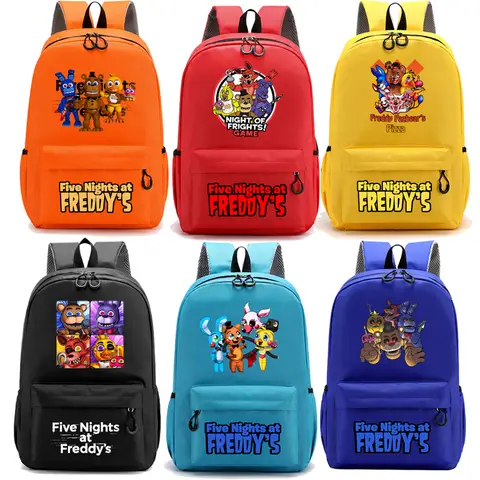 FNAF 배낭 Five Nights At Freddys 학생 배낭 만화 애니메이션 인쇄 책가방 소년 소녀 개학 파티 선물