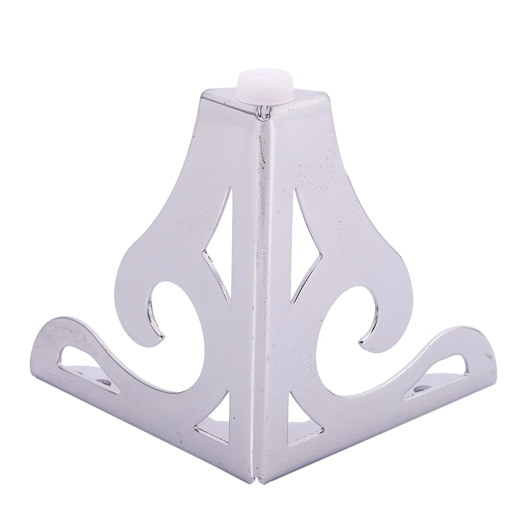 أرجل أريكة الأثاث الحديث المجوفة المعدنية لطاولة الأريكة وخزانة الخزانة مجموعة من 12 (10 سم)-A68E #3