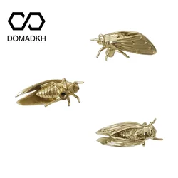 Brass Cicada Cabinet Door Knobs Insect Drawer Pulls Beetle Unique Knobs Home Decor Dresser Pulls Nightstand Handles Hardware