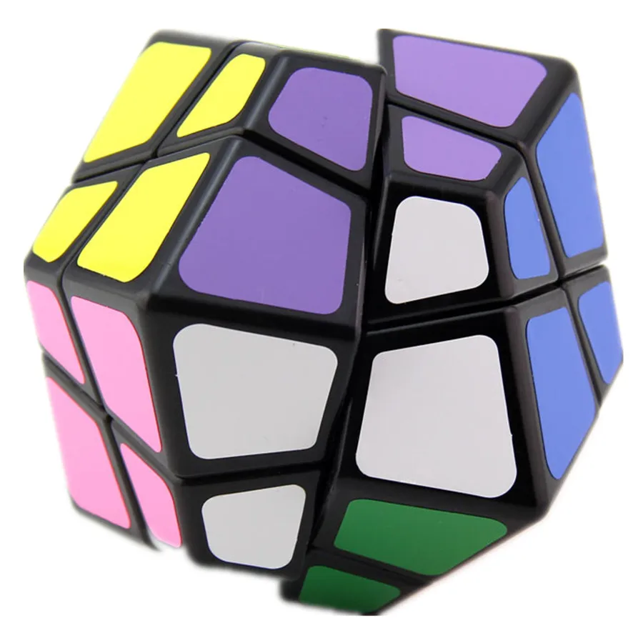 Lanlan-4軸12面マジックキューブ、黒エイリアン、大人のおもちゃパズル、そわそわおもちゃ、学生