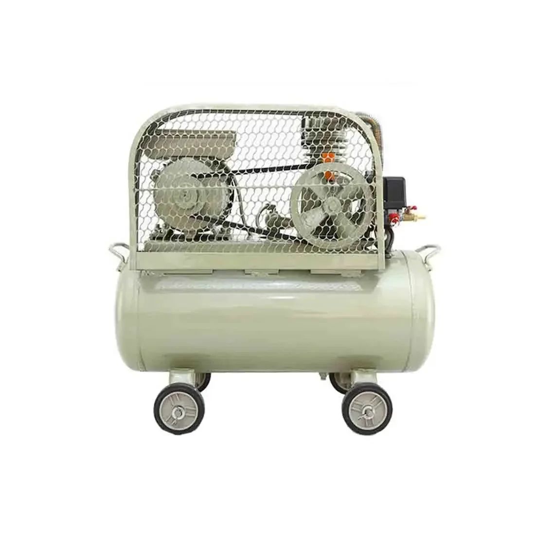 

Air compressor high pressure 750w single cylinder single phase small belt woodworking air pump 220v spray paint air compressor