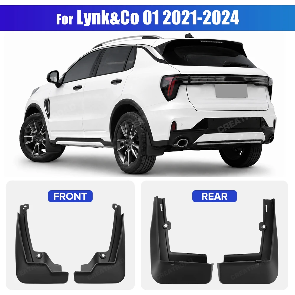 For Lynk&Co 01 2021 2022 2023 2024 Fender Mudflaps Splash Guards Mudguards Mud Flaps Car Accessories view 2