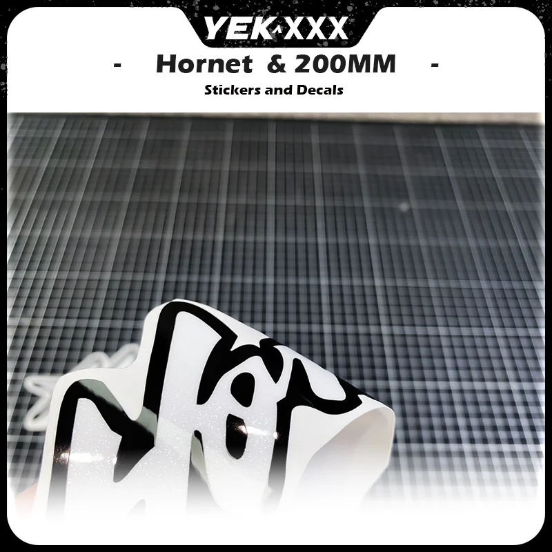 For Honda Hornet Series and CB650R 2.0, CF650F Motorcycle Sticker Decal Kit - Fairing Shell and Fuel Tank Rear, 20CM X 2