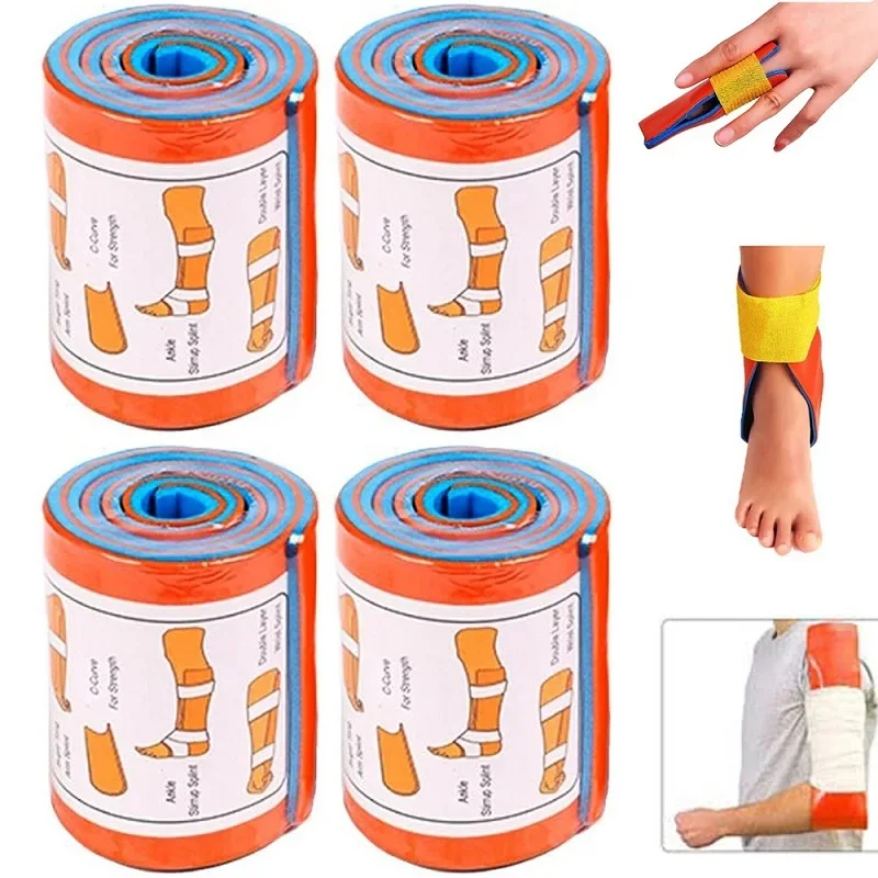 First Aid Universal Aluminum Splint Roll Medical Survival Polymer For Fixture Bone Emergency Kit Rescue Splint