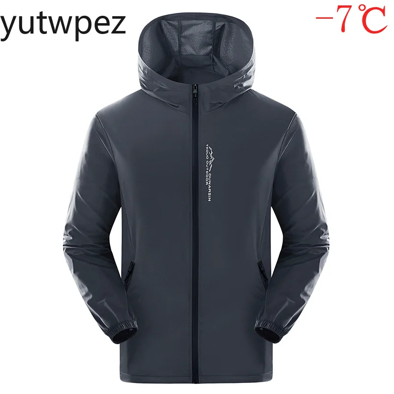 Lightweight Men UV Sun Protection Jackets UPF50+ Sun Blocking Windbreaker Outdoor Hiking Fishing Summer Breathable Skin Coats