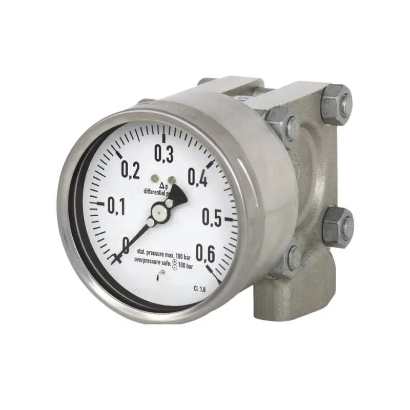 مقياس ضغط منفذ المصنع لصناعة العمليات، غرفة الوسائط المعدنية بالكامل #1