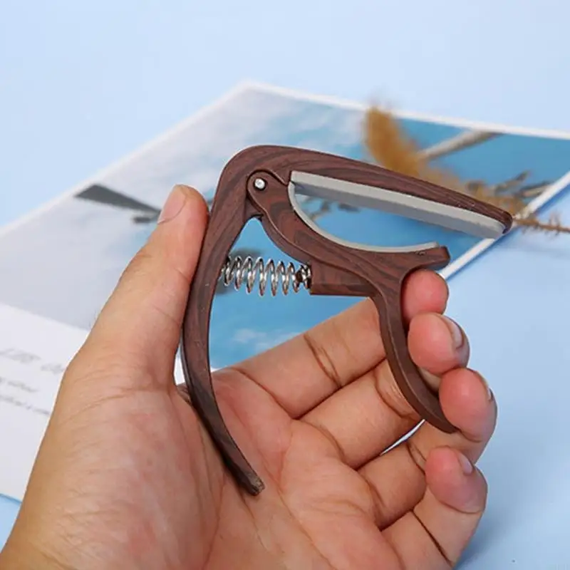 Compact Guitar Capo Copper Adjustment System Portable Acoustic Electric Instruments 
