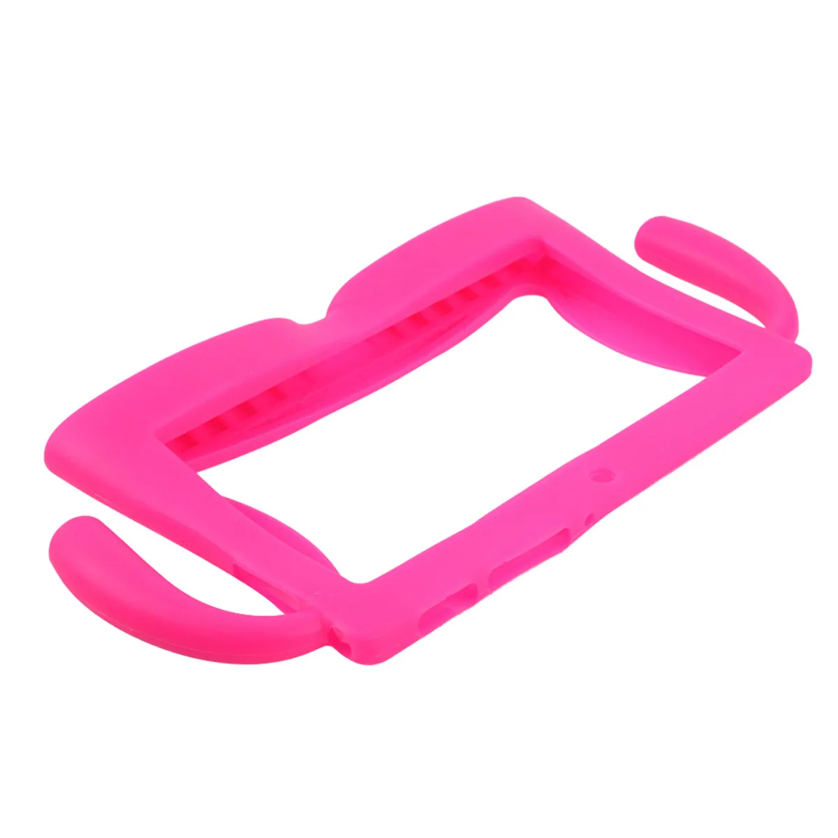 

Silicone Tablet Cover Heavy Duty Protective Case Rose Red for 7 Inch Q88 Kids Tablet Pc Comfortable Handle Grip
