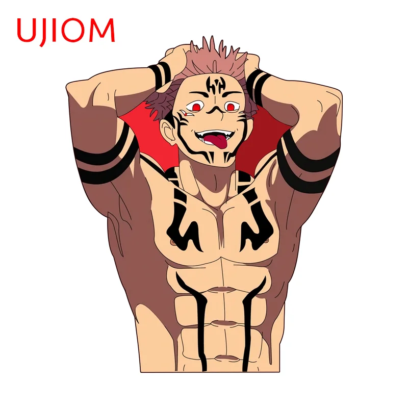 UJIOM Unique Trendy Sukuna Wall Sticker Portable Lightweight Attractive Simplicity Decal Adorable Kitchen Cupboard Decoration