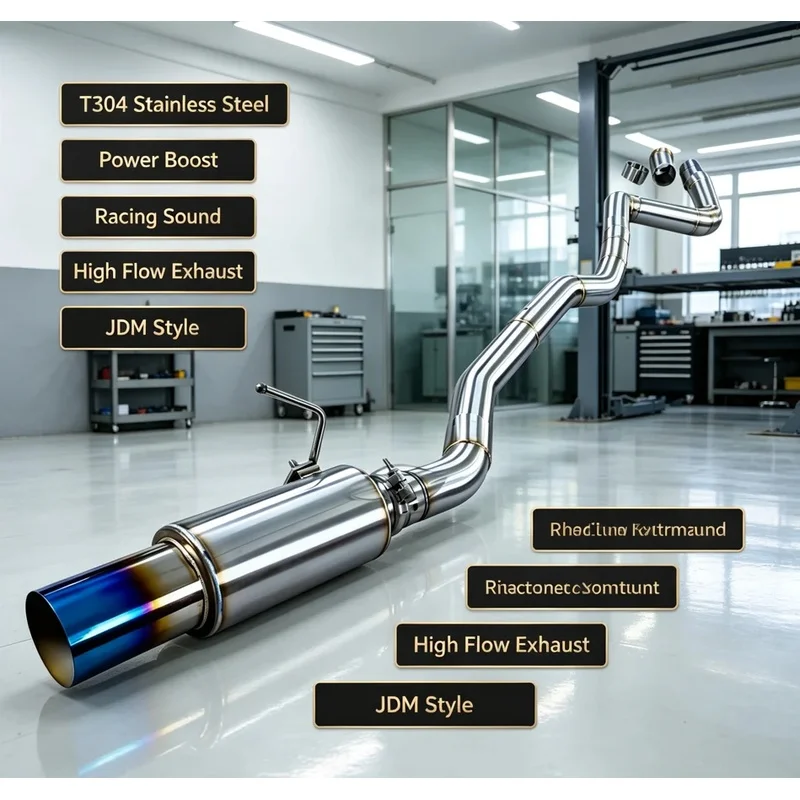 Perfectly Customized  Performance Cat Back Exhaust Muffler Specifically Designed for Toyota Supra GR A90 3.0T 2020-2024