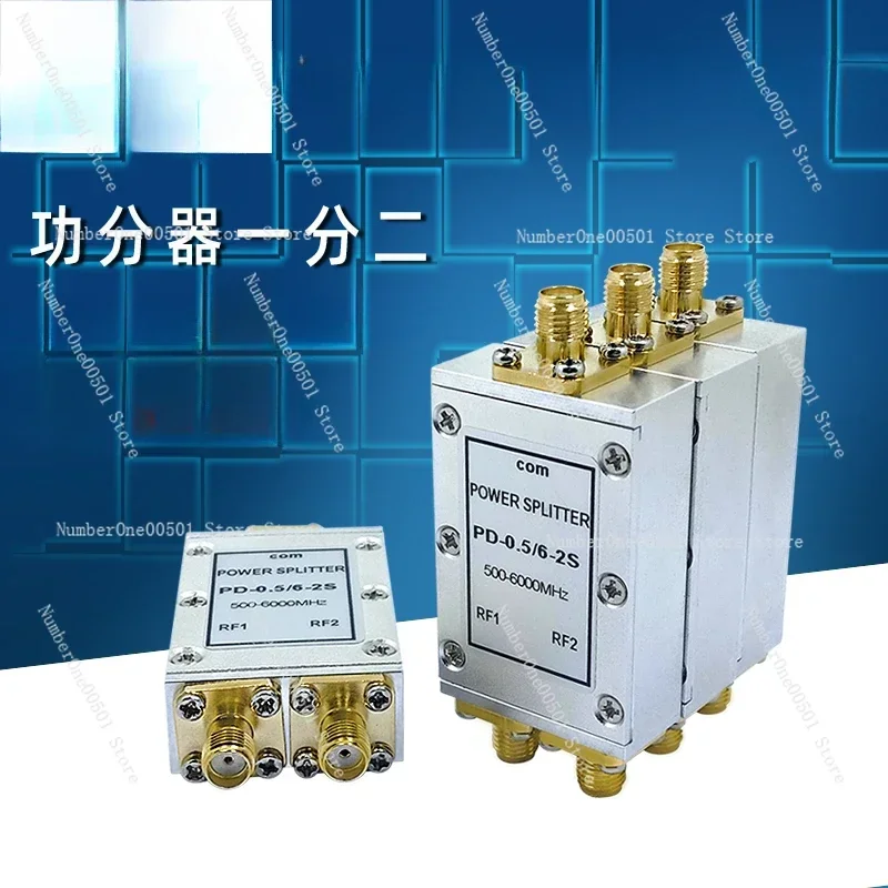 Power divider one point two SMA RF power divider 2.4 5.8Wifi combiner 0.5-6 G two power divider