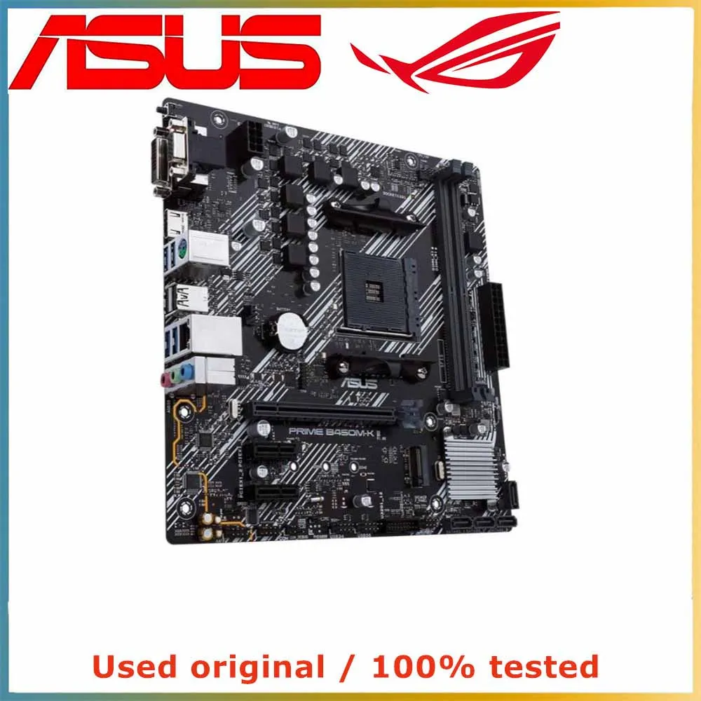 For ASUS PRIME B450M-K II Micro ATX motherboard DDR4 support AM4 processor PCI-E 3.0