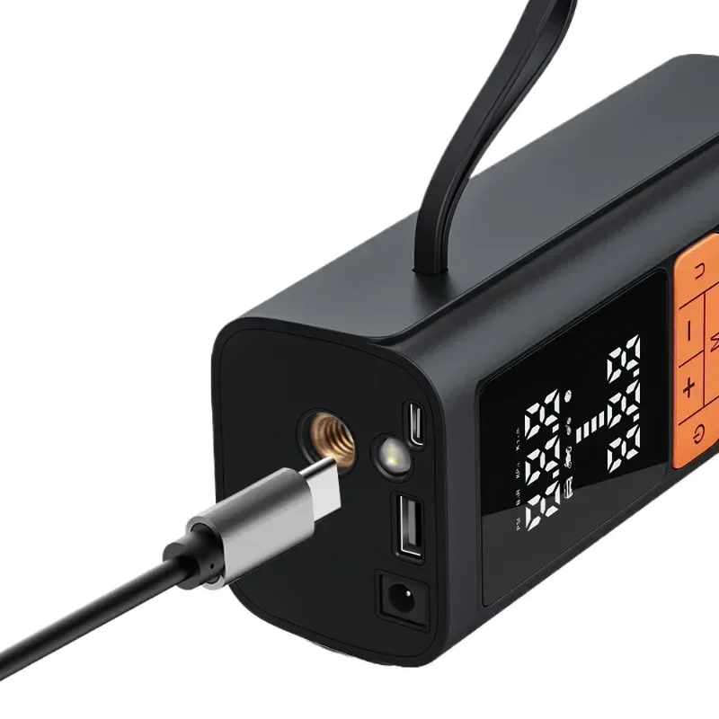 Portable 150 psi DC12V Digital Abs Tire Inflator Electric Car Air Pump Tire Inflator Car Bicycle Motorcycle Ball