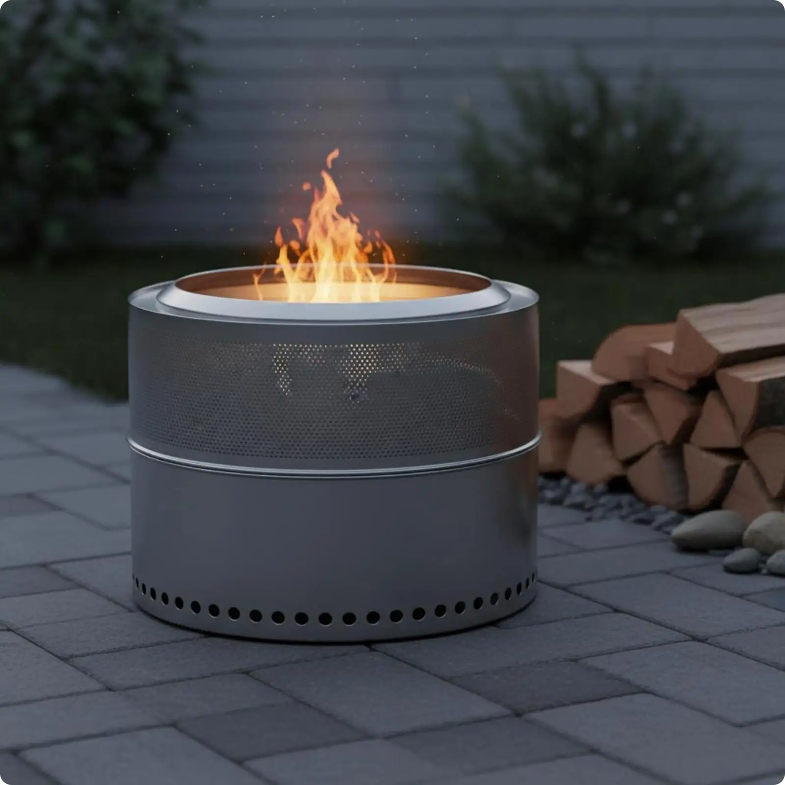 Camping Fire Heater Detachable Portable Charcoal Grill Long-Lasting for Backyard