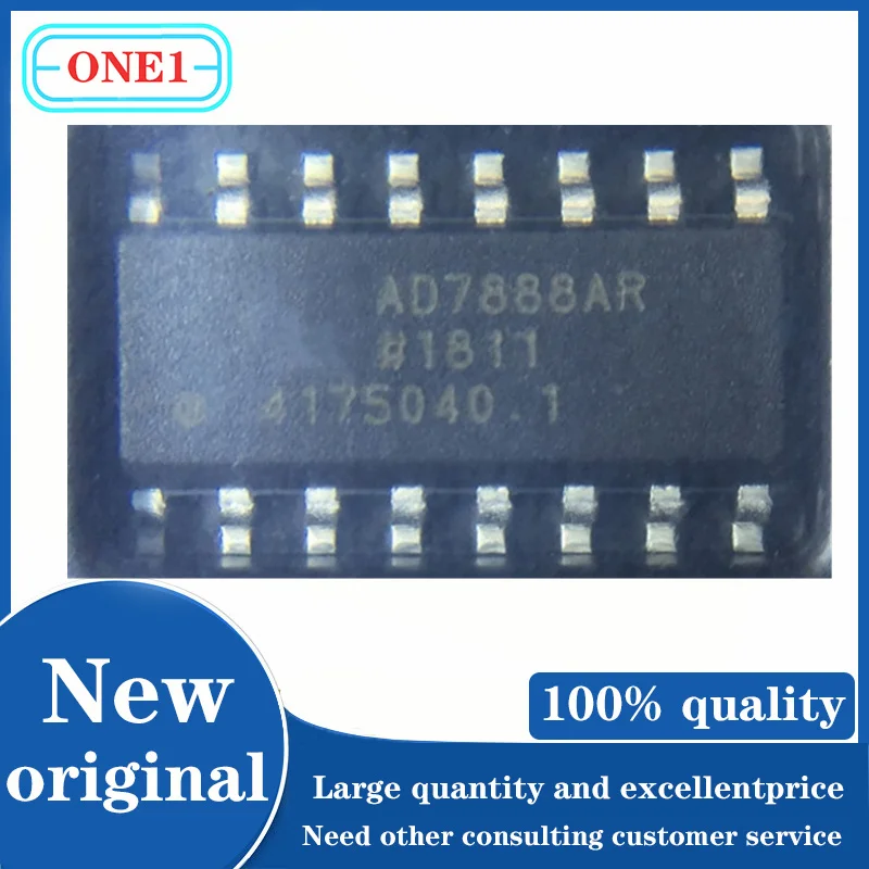 

1PCS/lot Chip New original AD7888ARZ AD7888AR AD7888 IC ADC 12BIT SAR 16SOIC