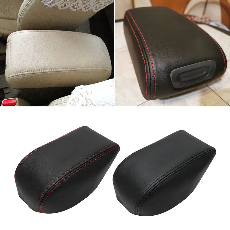 For Hyundai Tucson 2006 - 2008 2009 2010 2011 2012 2013 Car Center Console Armrest Box Cover Microfiber Leather Protection Trim