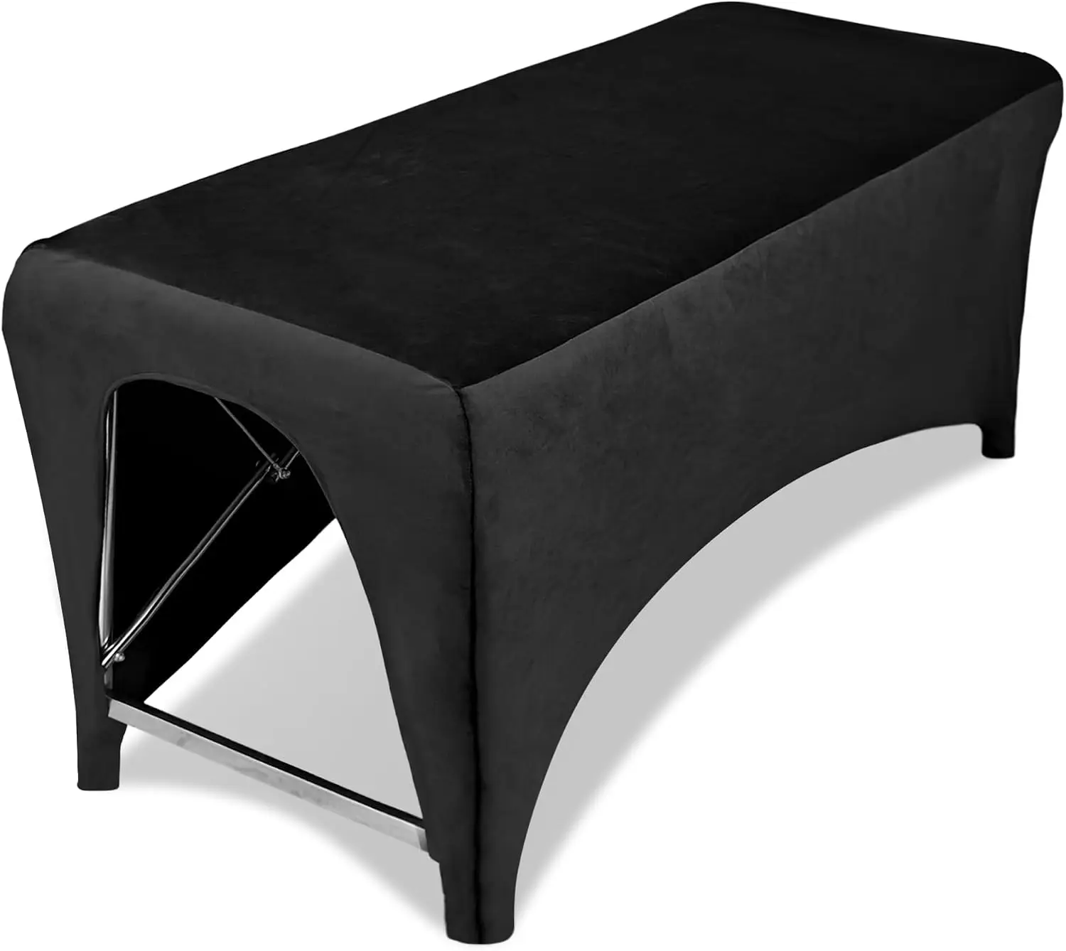 Lash Bed Foam Topper Cover, Massage Table Cover, Ergonomic Curved Mattress Topper Cover for Beauty Salon