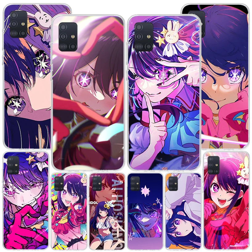 Japan Anime Oshi No Ko Phnoe Case for Samsung Galaxy A51 A50S A71 A70 A41 A40 A31 A30 A21S A20S A10S A21S A6 A7 A8 A9 Cover Coqu