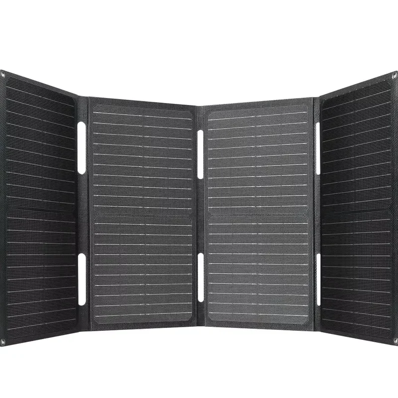60W Portable Folding Solar Panel for Outdoor Camping Hiking Tracking Solar Charger