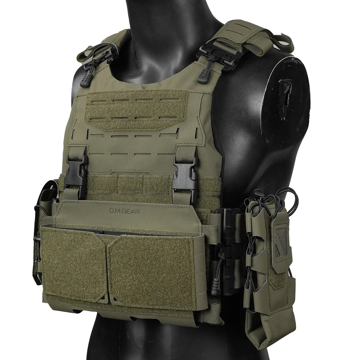 Airsoft Gear Accessory DMGear Tactical Vest Suits with Hanging Bag Magazine Pouch Body Armor Outdoor Sports Hunting Equipments