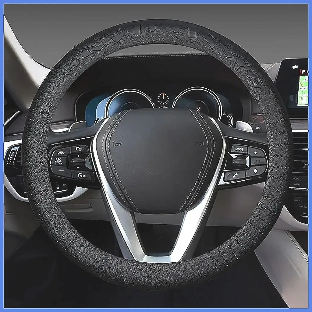 Non-Slip Silicone Steering Wheel Cover, Thickened Elastic Particle Car Cover, Multi-Color Universal Auto Accessory