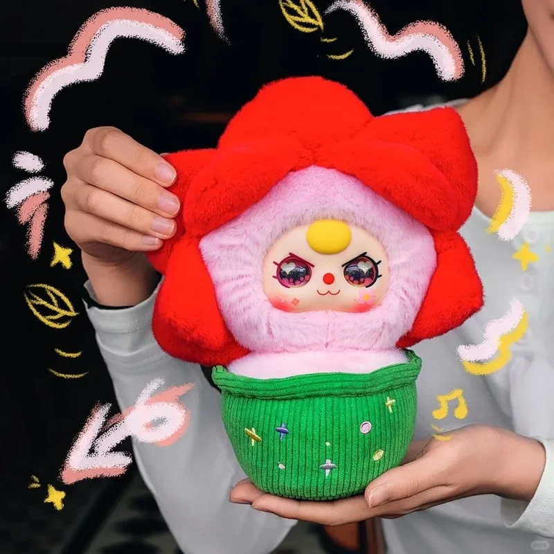 

Authentic Baby Three A Little Flower Blind Box Lovely Desktop Fun Ornament Trend Collection Figure Sweet Gift For Girls