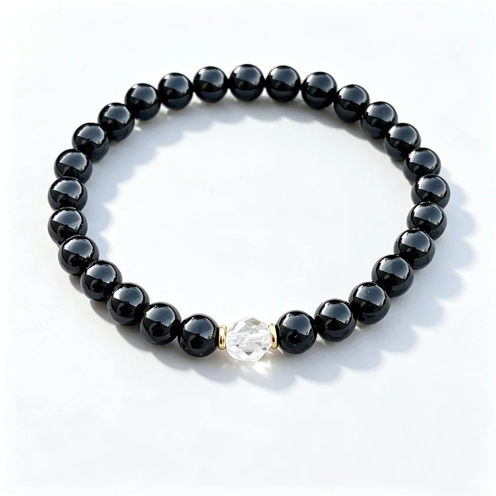 1pc Natural stone bracelet, Amplified Protection Bracelets, Adjustable beaded bracelet, Travel and collect bracelet