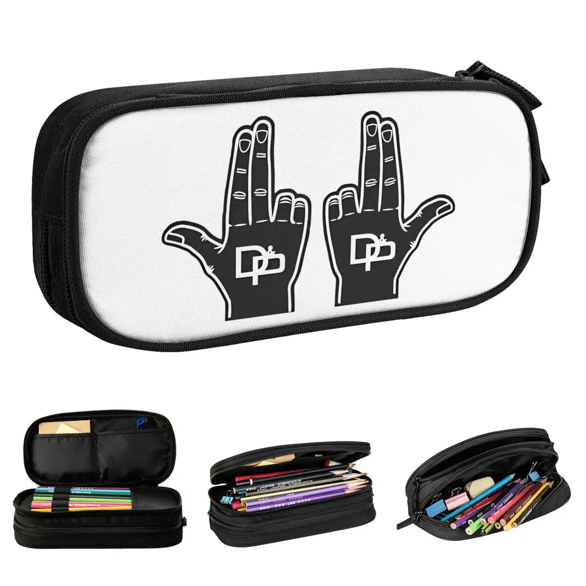 

Фотокарандаш с логотипом dot, фоторучка, сумка для девочек и мальчиков, школьные принадлежности большой емкости, пенал на молнии