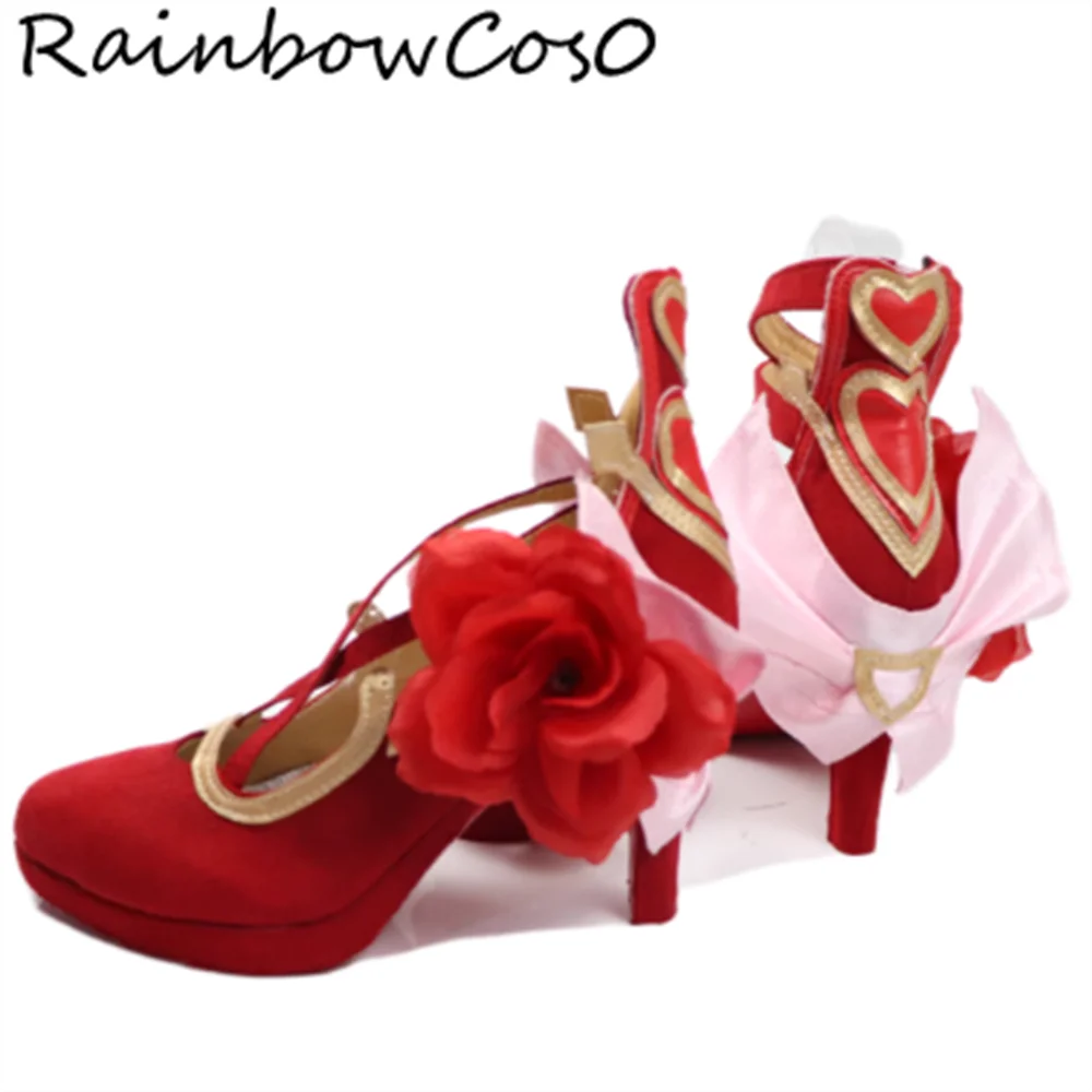 إليسيا هونكاي إمباكت هونكاي: ستار ريل كوسبلاي أحذية أحذية لعبة أنيمي حفلة الهالوين RainbowCos0 W5416 #2
