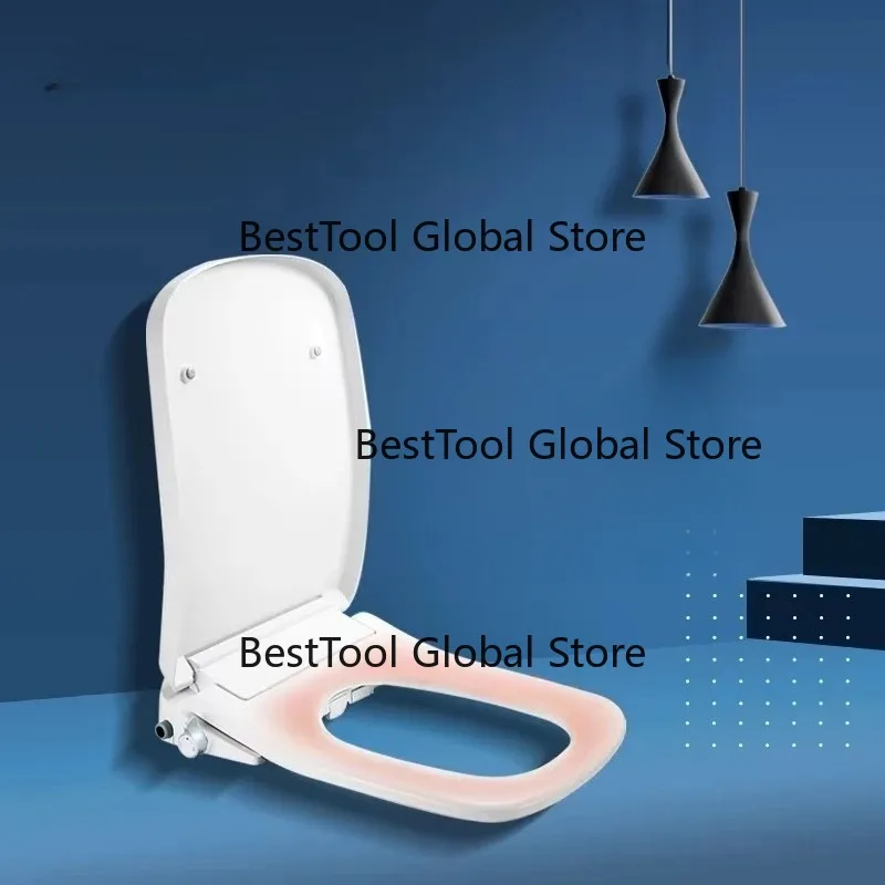 Square uf bidet hot water nozzle toilet seat warmer lid adjustment soft close s-rt toilet seat