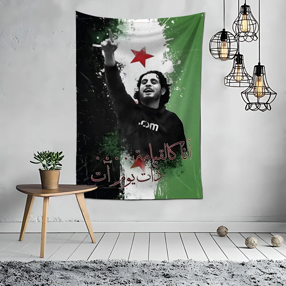 Syrian Flag Freedom Polyester Digital Printing Banner 4 Sizes for Garage Wall Art Out Door Decoration With Brass Grommets